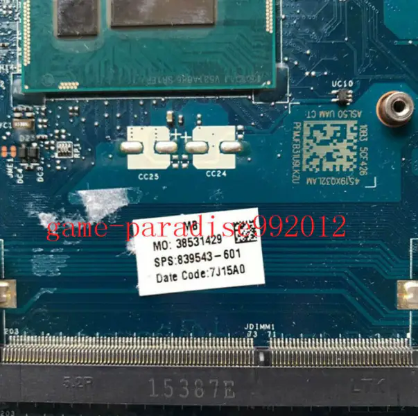 Placa base HP 839543-601