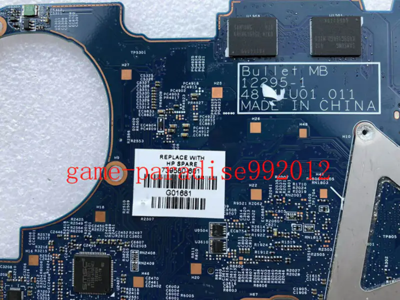 Placa base HP 739580-601
