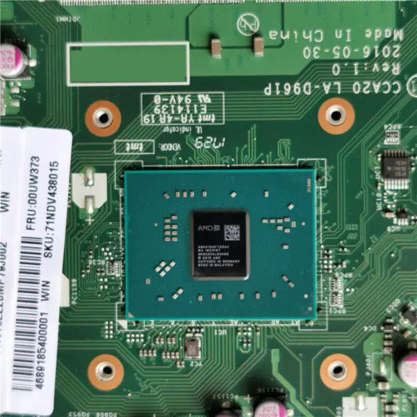 Placa base Lenovo 00UW373 LA-D961P