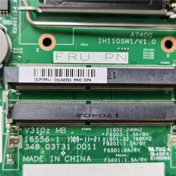 Placa base Lenovo 01LM051IH110SW1