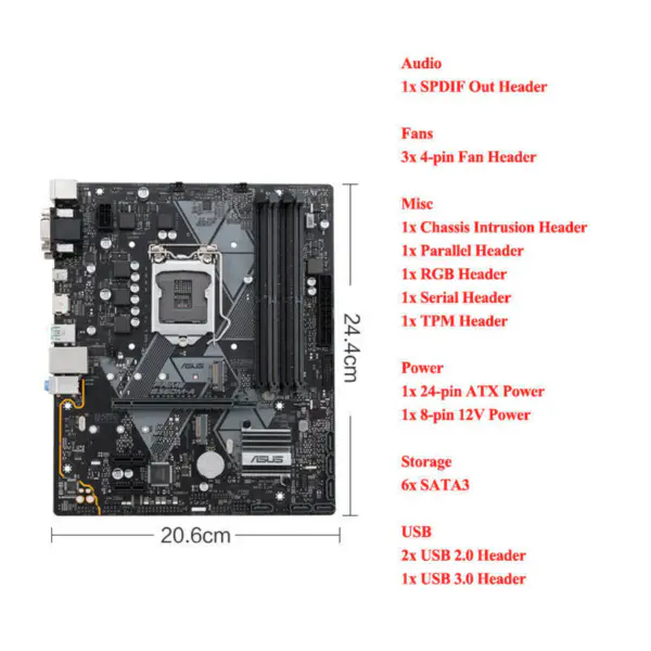 Placa base Asus PRIME B360M-A