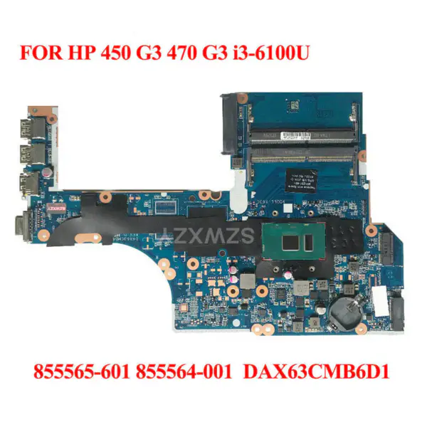 Placa base HP 855565-601 855564-001 DAX63CMB6D1