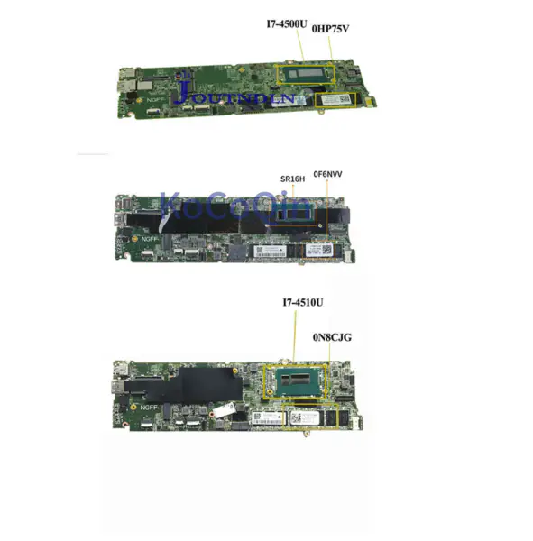 Placa base HP 0HP75V 0N8CJG N8CJG I7-4510U 0F6NVV F6NVV I7-4650U