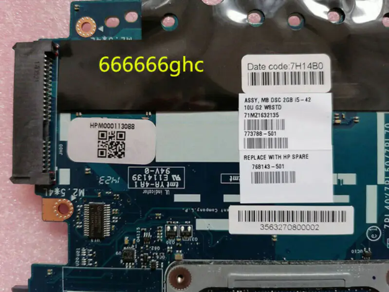 Placa base HP 768143-501