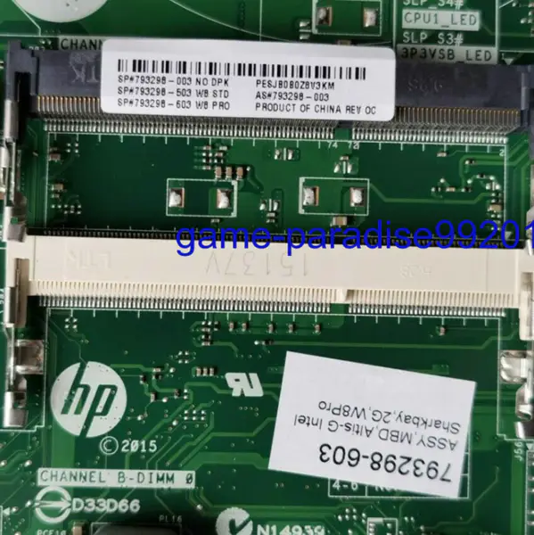 Placa base HP 793298-003/503/603