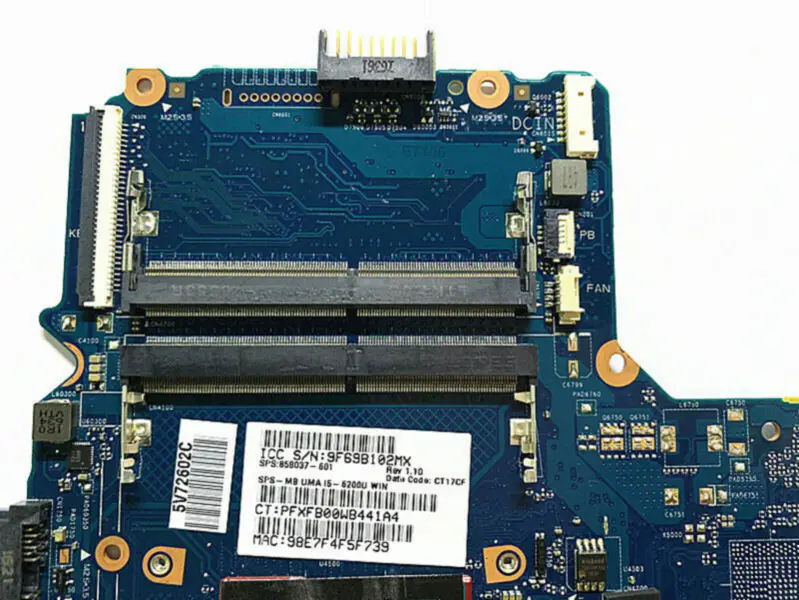 Placa base HP 858037-601
