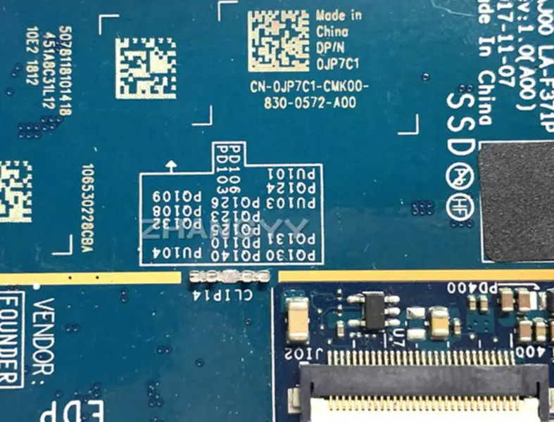 Placa base Dell 0JP7C1