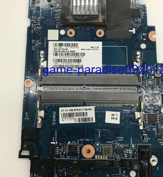 Placa base HP 911738-601
