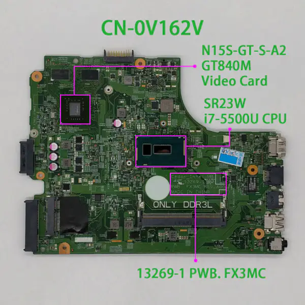 Placa base Dell 0V162V