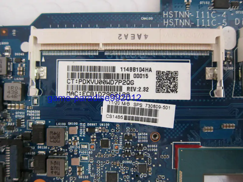 Placa base HP 730809-501