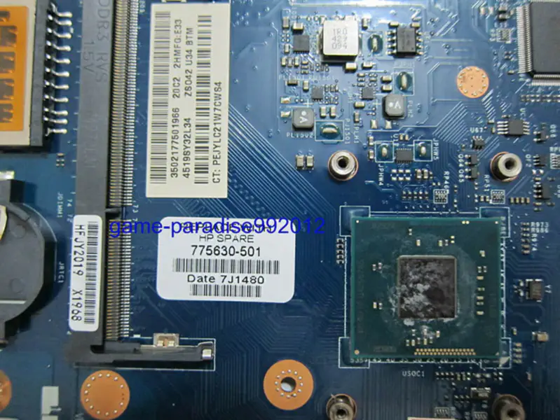 Placa base HP 775630-501