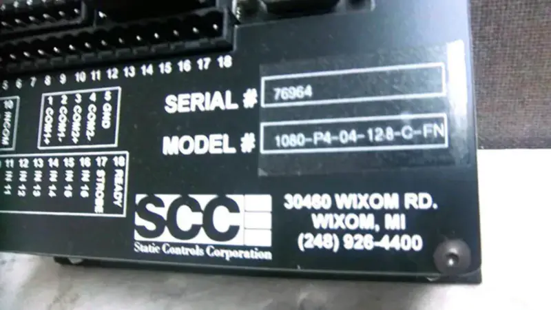 SCC CONTROLES ESTÁTICOS 1080P404128CFN