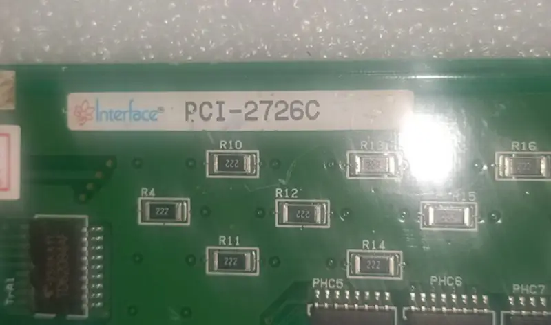 Interfaz Tarjeta DAQ PCI-2726C