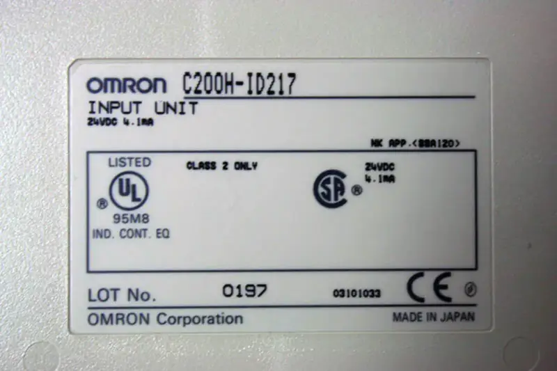 Módulo PLC Omron C200HID217 C200H-ID217
