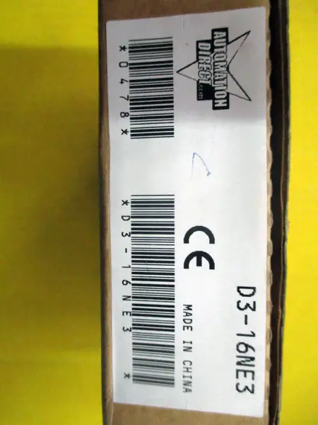 AUTOMATIZACIÓN DIRECTA 0478 D3-16NE3