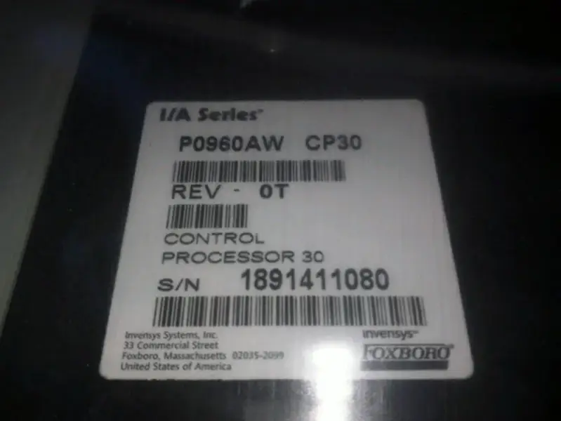Serie I/A P0960AW