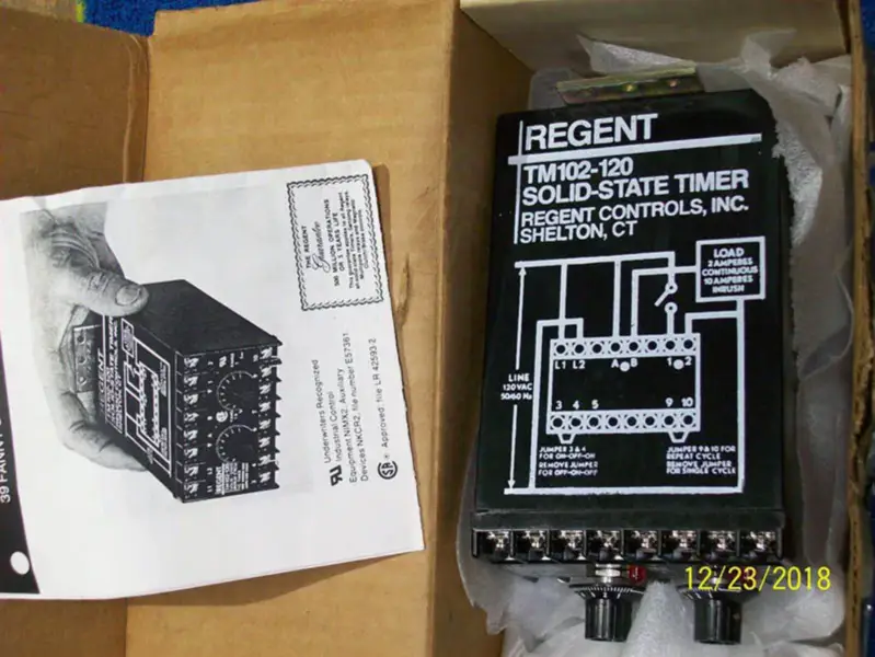 CONTROLES REGENT TM102-120