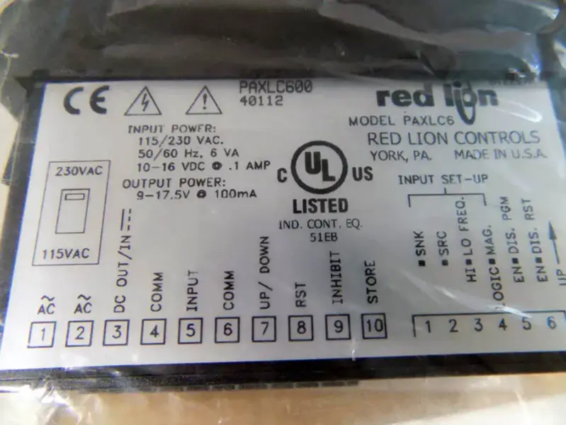 Controles Red Lion PAXLC600