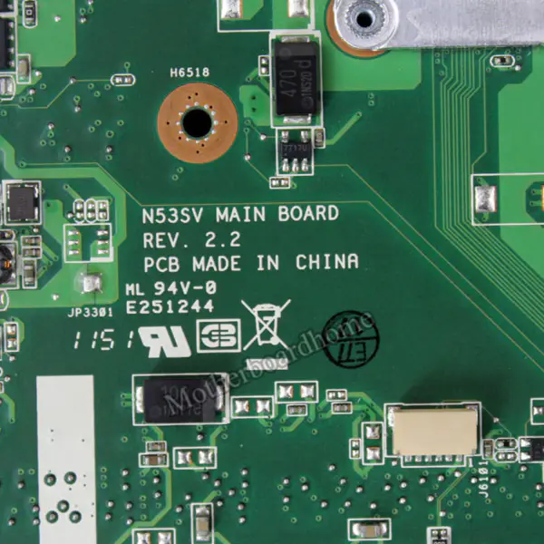 Placa base ATX Asus 60-NBGMB1000 N53SN