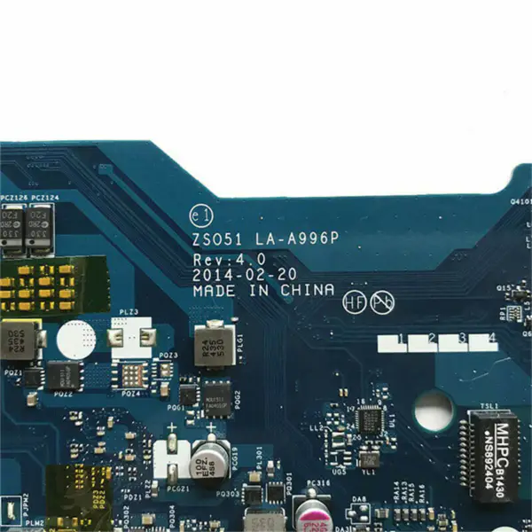 Placa base ATX HP 752783-001 752783-501 ZS051 LA-A996P