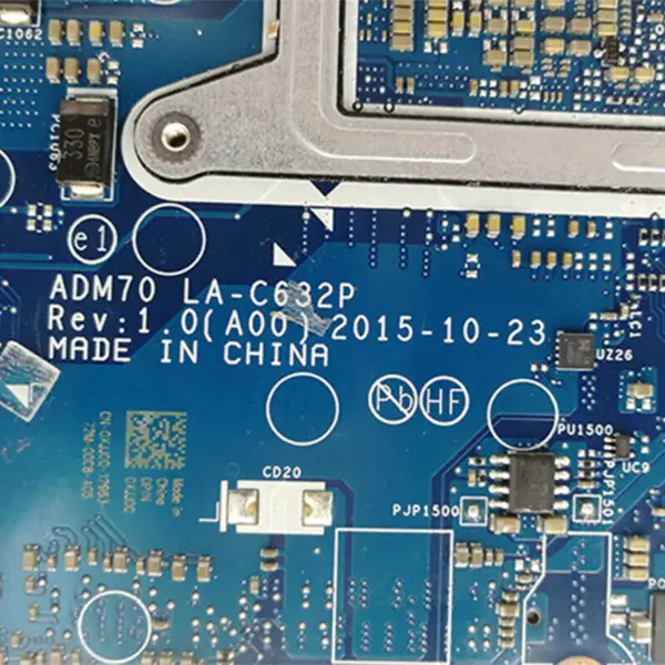 Placa base Dell la-c632p E5470 5470 LA-C831P ATX