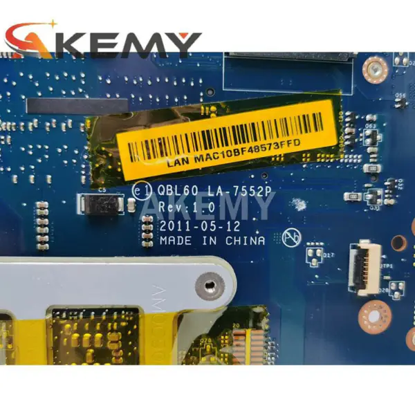Placa base ATX Asus K53TA K53TA