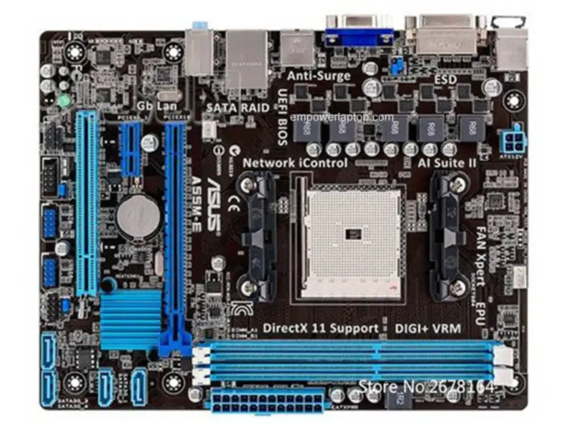 Placa base Asus A55M-E FM2 RAM A55