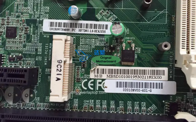 Placa base Acer X3900 X5900 H57D01 MBSD101001 LGA1156