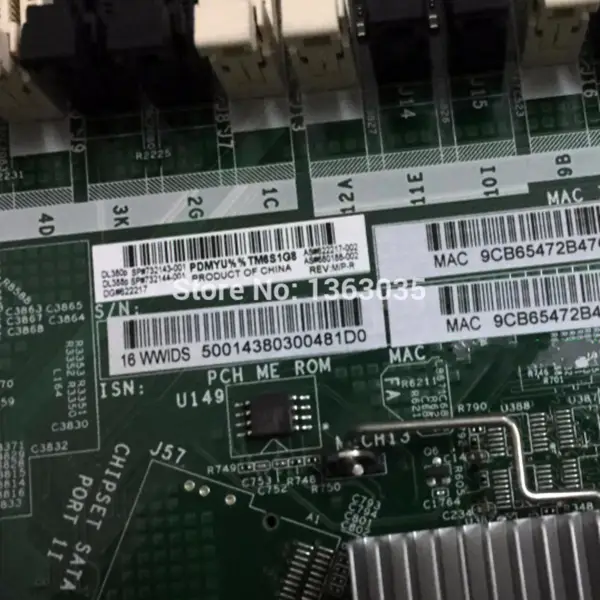 HP 732143-001 732144-001 622217-002 placa base de servidor para DL380P DL388P Gen8 V2