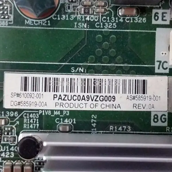 HP 610092-001 585919-001 placa base de servidor para BL680C G7