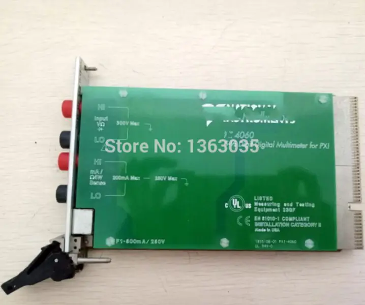 NI PXI-4060 Tarjeta DAQ para NI 4060 5-1/2 Digital Multimnter para PXI