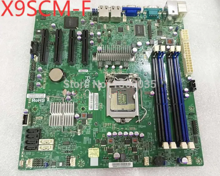 Supermicro X9SCM-F placa base para servidor chipset C204 LGA1155