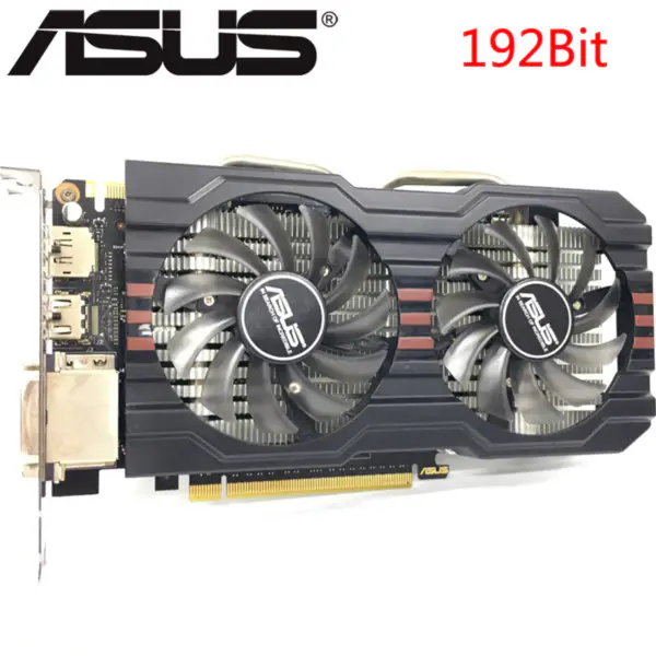 ASUS Tarjeta de Video GTX 660 2GB 192Bit GDDR5 Tarjetas de Video para nVIDIA Geforce GTX660 Tarjetas VGA usadas más fuerte que GTX 750 Ti