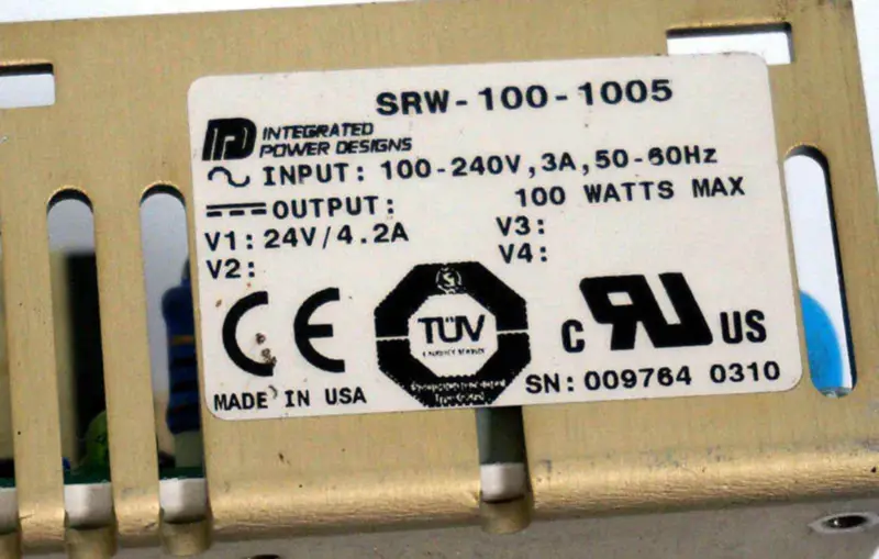 FUENTE DE ALIMENTACIÓN INTEGRADA SRW-100-1005
