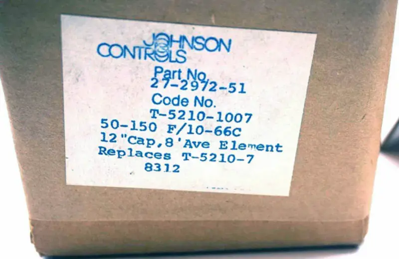CONTROLES JOHNSON T-5210-1007