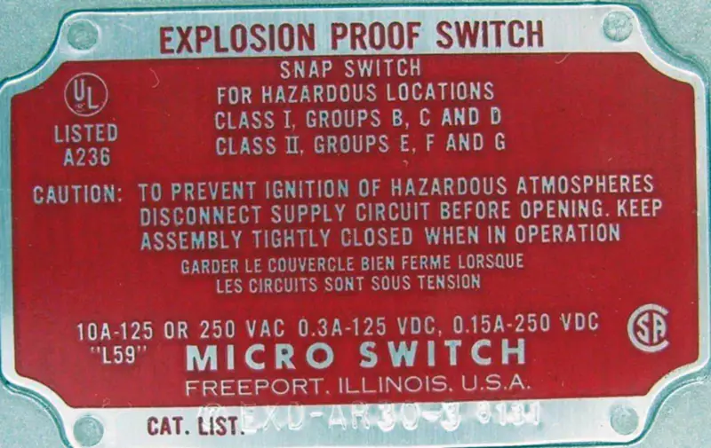 MICROINTERRUPTOR EXD-AR30-3