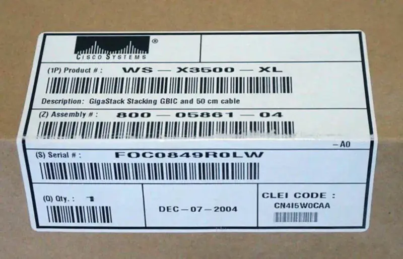 SISTEMAS CISCO WS-X3500-XL