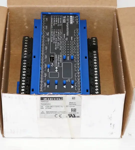 Controlador de temperatura Ziehl TR600