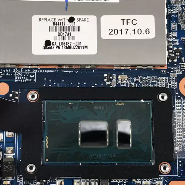HP Spectre x360 861993-001 861993-501 861993-601 DAY0DEMBAB0 Placa base