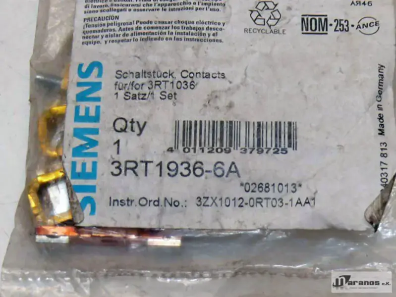 Siemens 3RT1936-6A