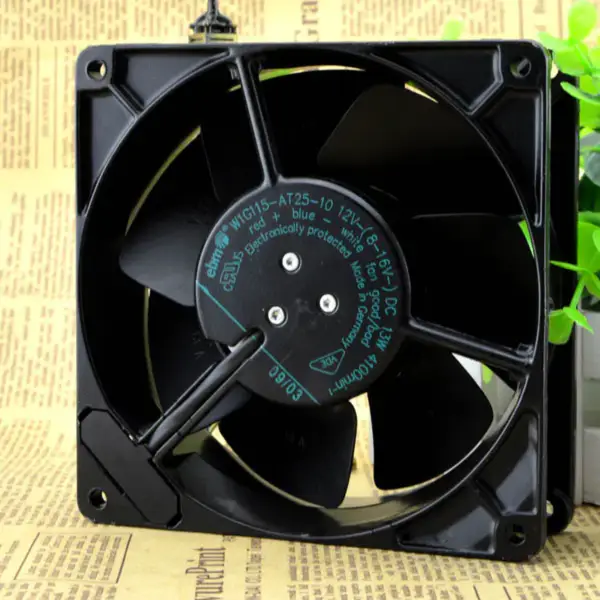 EBM W1G115-AT25-10 12V 13W 12738 13CM ventilador 3 hilos