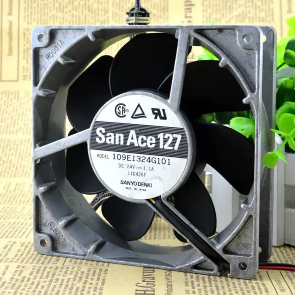 Ventilador Sanyo 109E1324G101 DC 4V 1.1A 3 hilos 12.7CM
