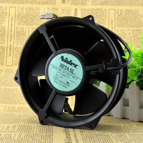 Ventilador NIDEC D17L-24PS3 01 24V 1,40A BKV301216/77