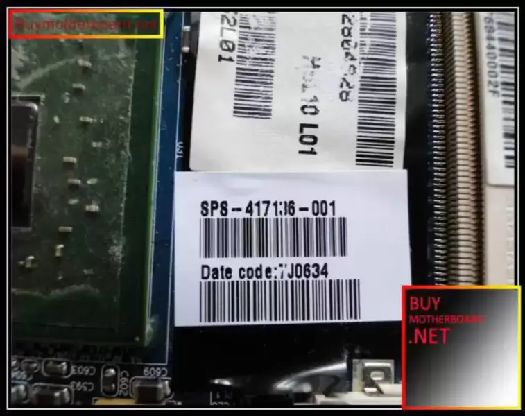 Placa base HP DV8000 417136-001