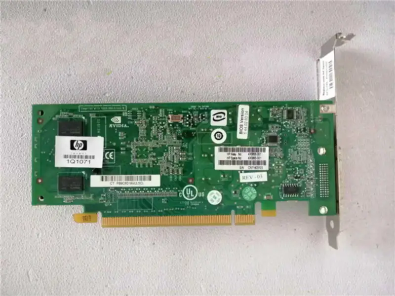 Tarjeta gráfica NVIDIA HP 430956-001 430965-001 NVS 128MB PCIe DVI