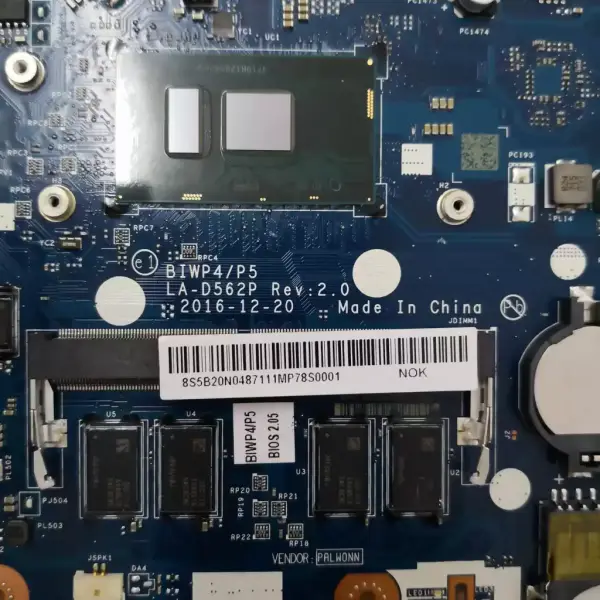 Lenovo 5B20M41058 BIWP4 P5 LA-D562P Ideapad 110-15ISK Placa base