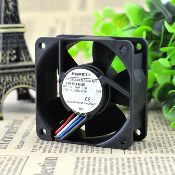PAPST TYP614 NMS 24V1,3W 6CM6025 Ventilador de 3 hilos