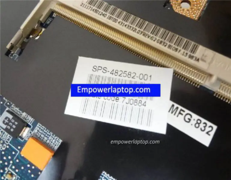 HP 6910p LA-3261P 482582-001 Placa base