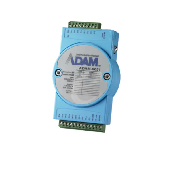 Advantech ADAM-605-D Módulo Modbus TCP de E/S digitales aisladas de 14 canales con contador de 2 canales