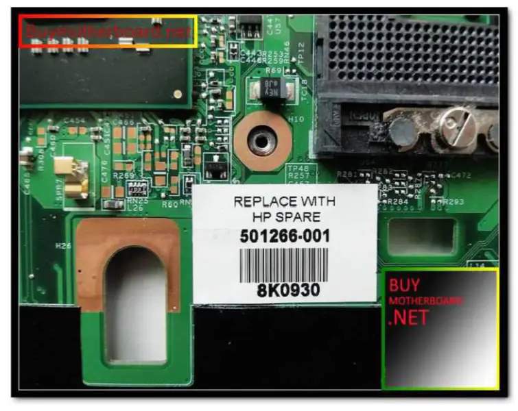 placa base 501266-001 para HP COMPAQ CQ60